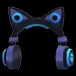 Blue Cat Ear Headphones