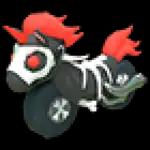 Halloween Black Ponycycle