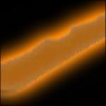 Orange Neon Snowboard