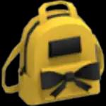 Yellow Designer Backpack