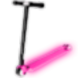 Neon Pink Scooter
